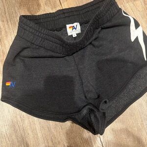 Aviator Nation Black Athletic Shorts